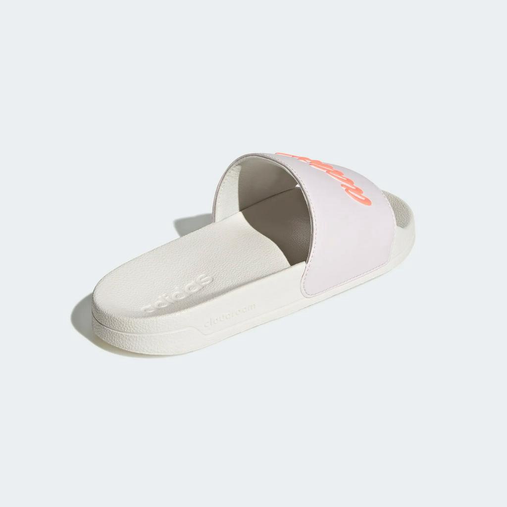 Dép chính hãng Adidas Adilette Shower nữ màu hồng nhạt logo cam