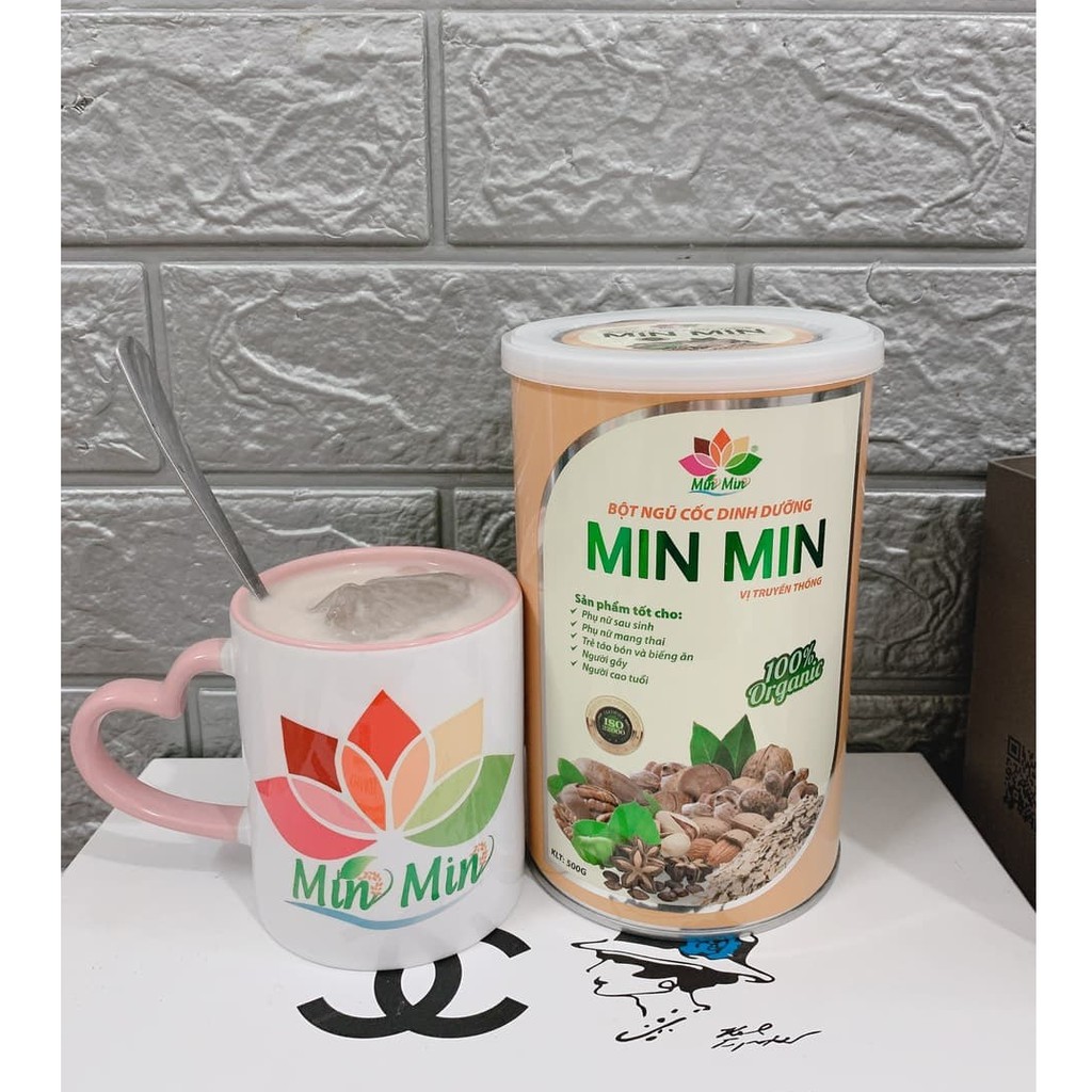 Cốc sứ  in logo minmin