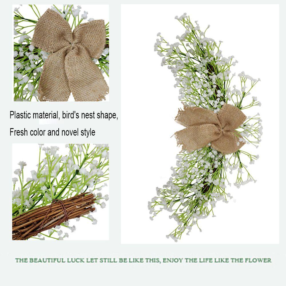 Vòng Hoa Khuynh Diệp Nhân Tạo Treo Tường Trang Trí Tiệc