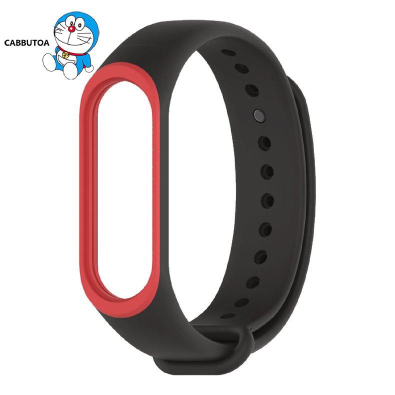 Dây Đeo Thay Thế Chất Liệu Silicon Thiết Kế Nhiều Lỗ Thời Trang Cho Xiaomi Mi Band 3