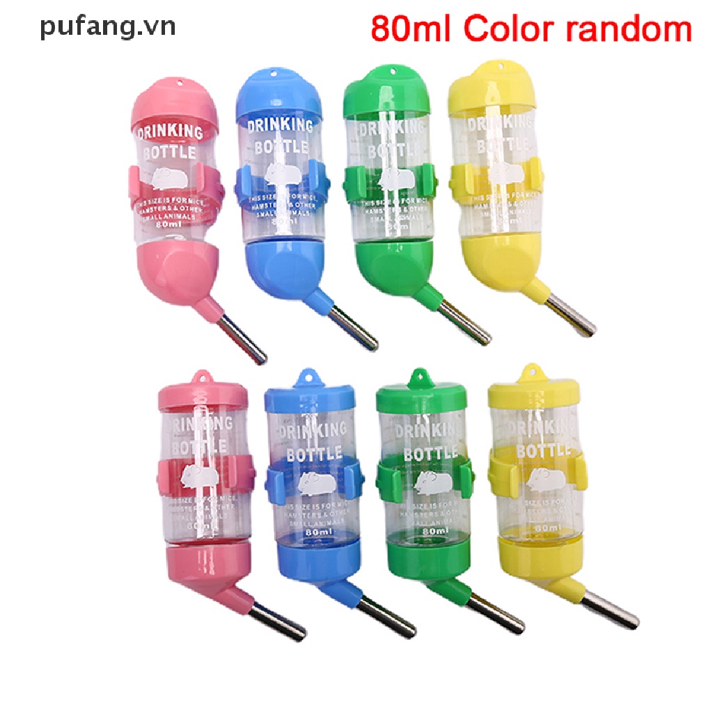 Bình Uống Nước 80ml Bằng Nhựa Cho Chuột Hamster