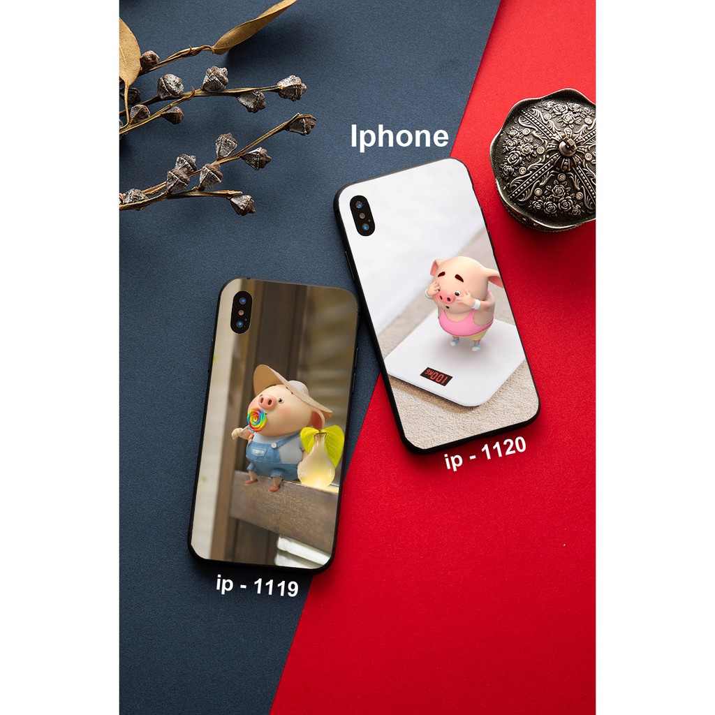 Ốp Iphone Ốp Bộ Hình Con Heo In 3D cực đẹp