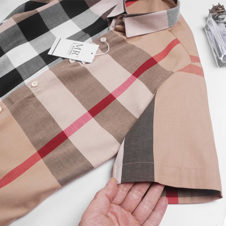 Áo sơ mi kẻ Ca Rô BBR Cao Cấp không bai không bai không xù