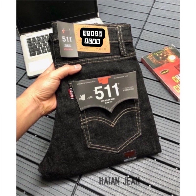 Quần Jean nam cao cấp siêu hot Quần bò nam ống đứng Màu đen muối tiêu Jean co giãn