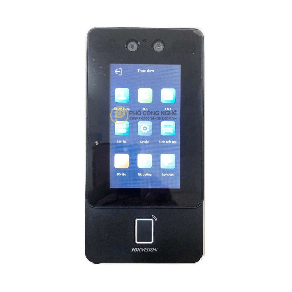 Máy chấm công nhận diện khuôn mặt Hikvision DS-K1T342MFWX, kết nối wifi