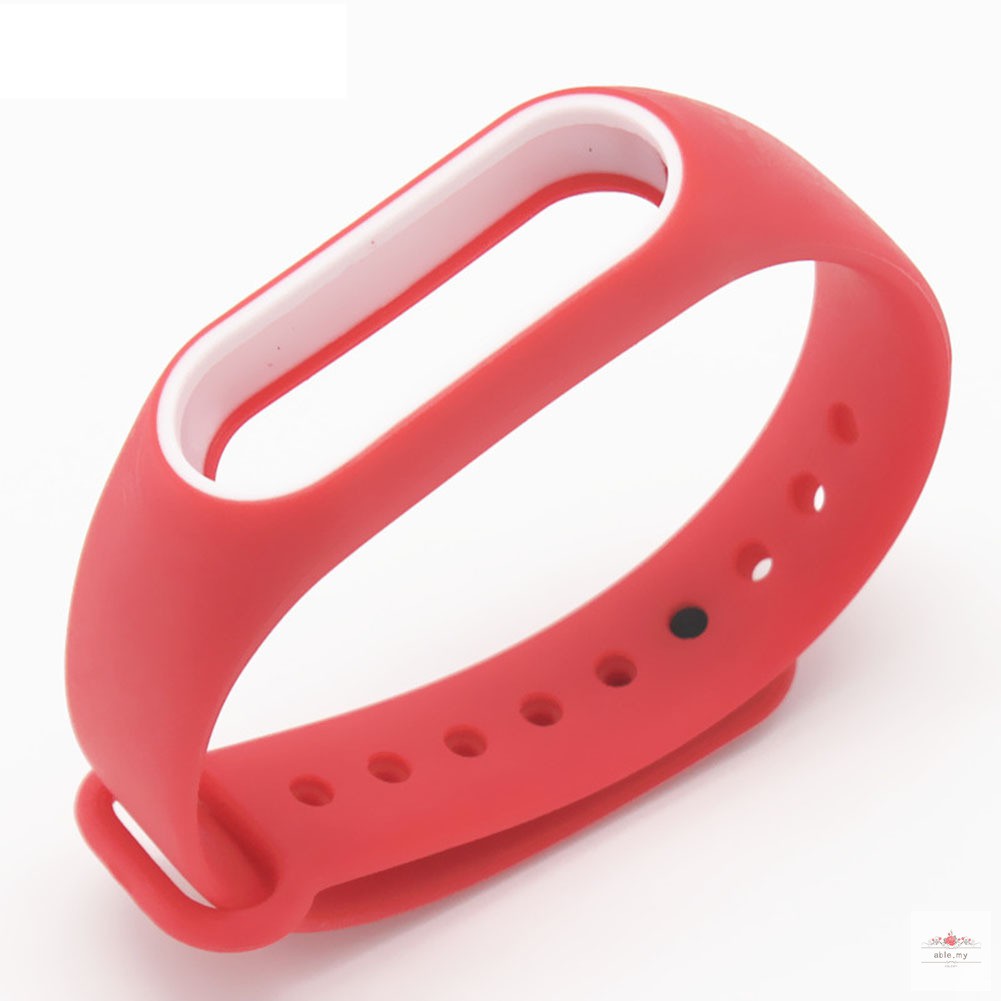 Dây Đeo Thay Thế Chất Liệu Silicon Thiết Kế Nhiều Lỗ Thời Trang Cho Xiaomi Mi Band 2