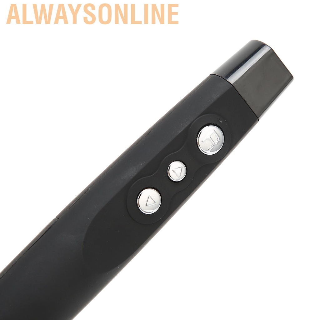 Alwaysonline Presentation Clicker ABS Red Indicator Material Remote Wireless Presenter