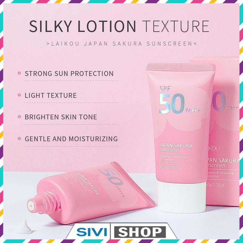 Kem chống nắng Laikou Japan Sakura Sunscreen SPF50 PA+++ UV
