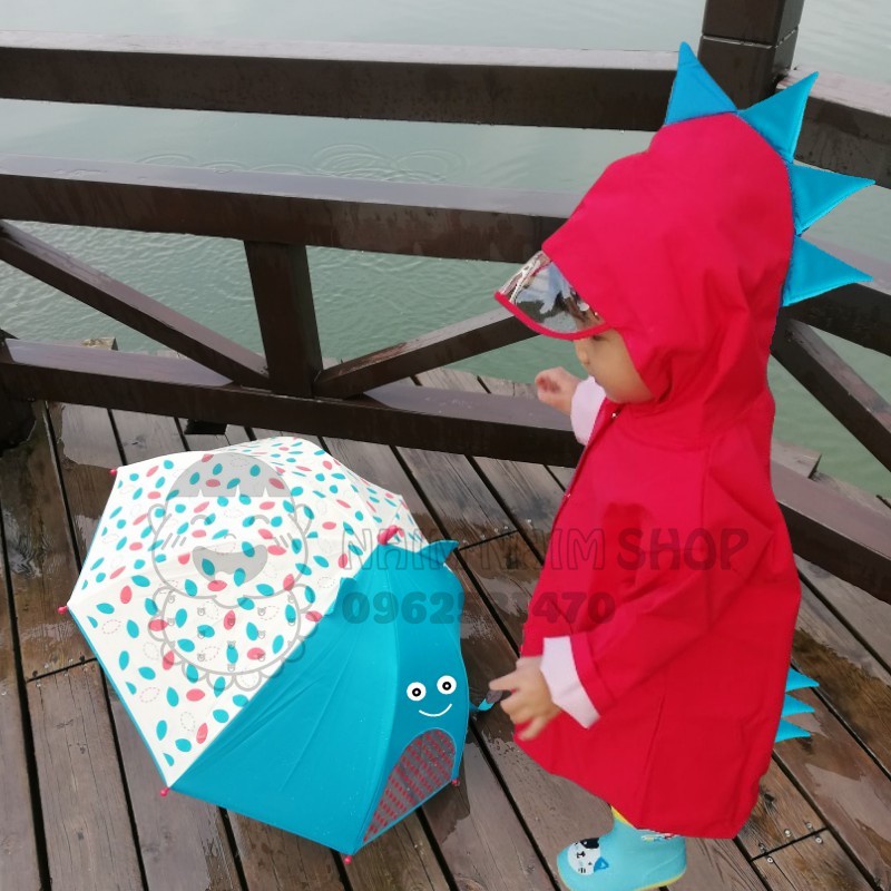 Áo mưa cho bé áo mưa khủng long