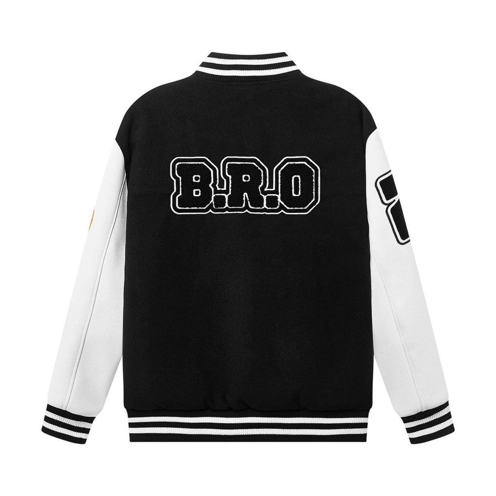 [ FREESHIP ] Áo khoác dù BOMBER Nam Nữ Unisex In Chữ BRO B21 CAO CẤP ( DÙ 2 LỚP ) TP749