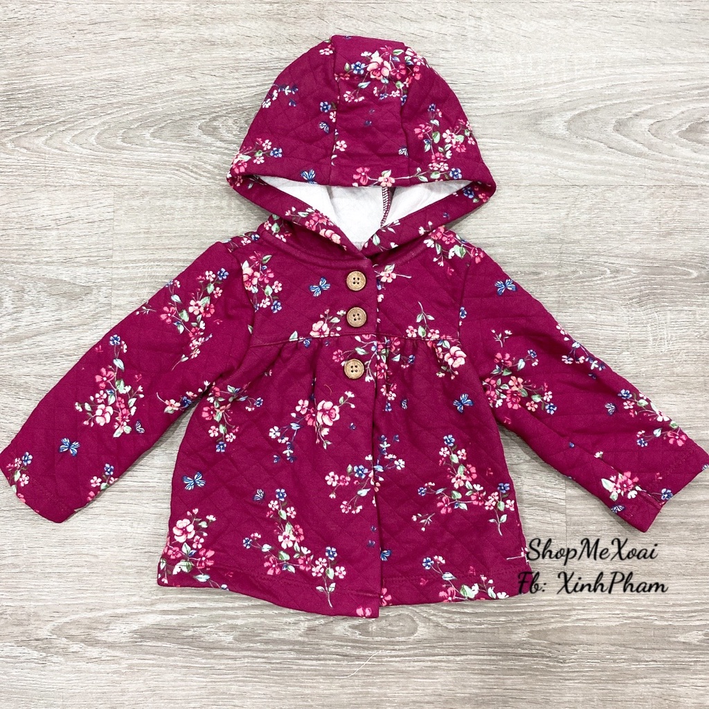 Áo khoác ngoài cho bé hãng Carter xịn xò size 3M,6M,24M, Áo khoác nhẹ cho bé