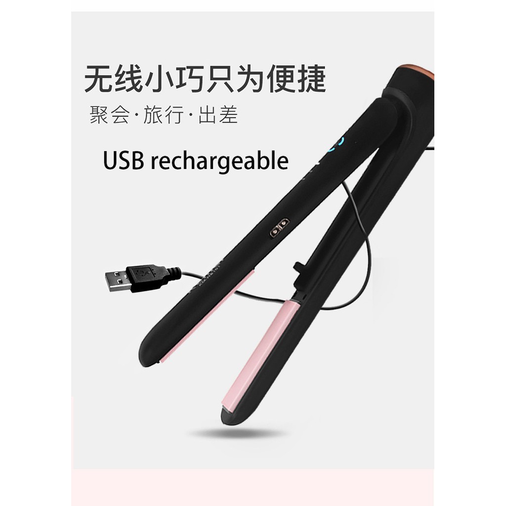 Máy tạo kiểu tóc Kemei không dây cổng sạc USB sử dụng Pin Li-on 5600 mAh làm nóng nhanh chóng dễ mang theo khi du lịch