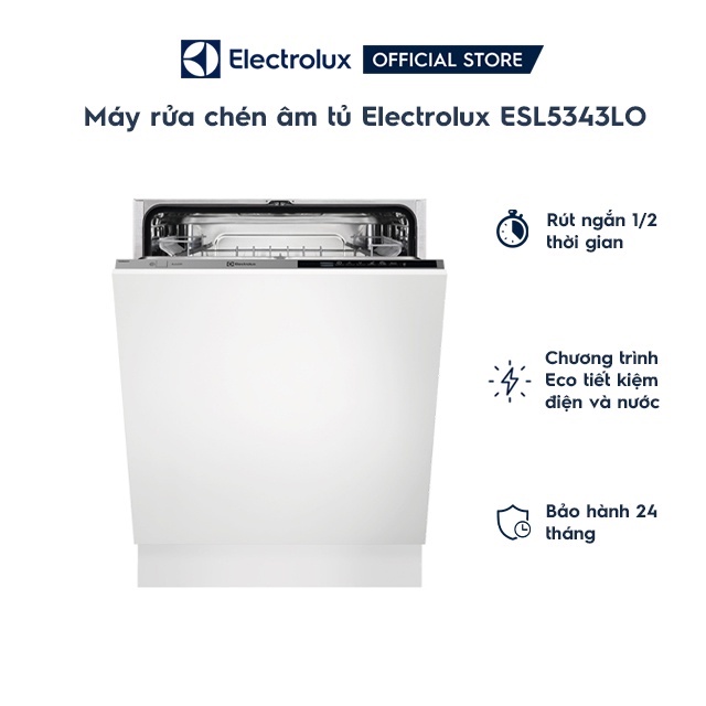 Máy rửa chén âm tủ Electrolux ESL5343LO 13 bộ thumbnail