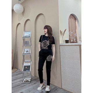 Set bộ thun nữ đính đá cao cấp