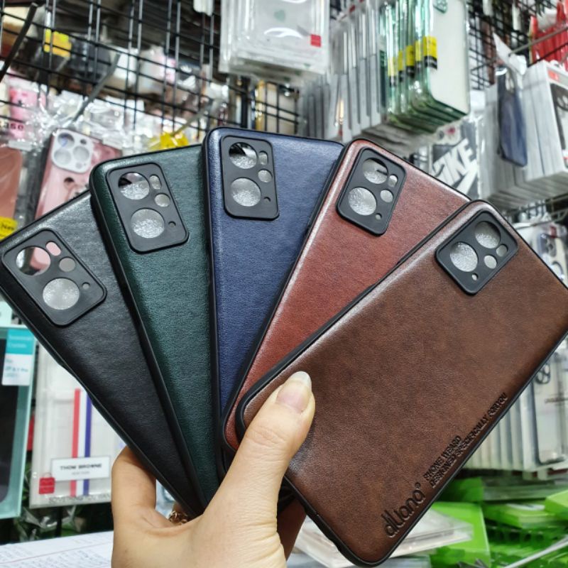 Ốp lưng Realme 9i dẻo giả vân da
