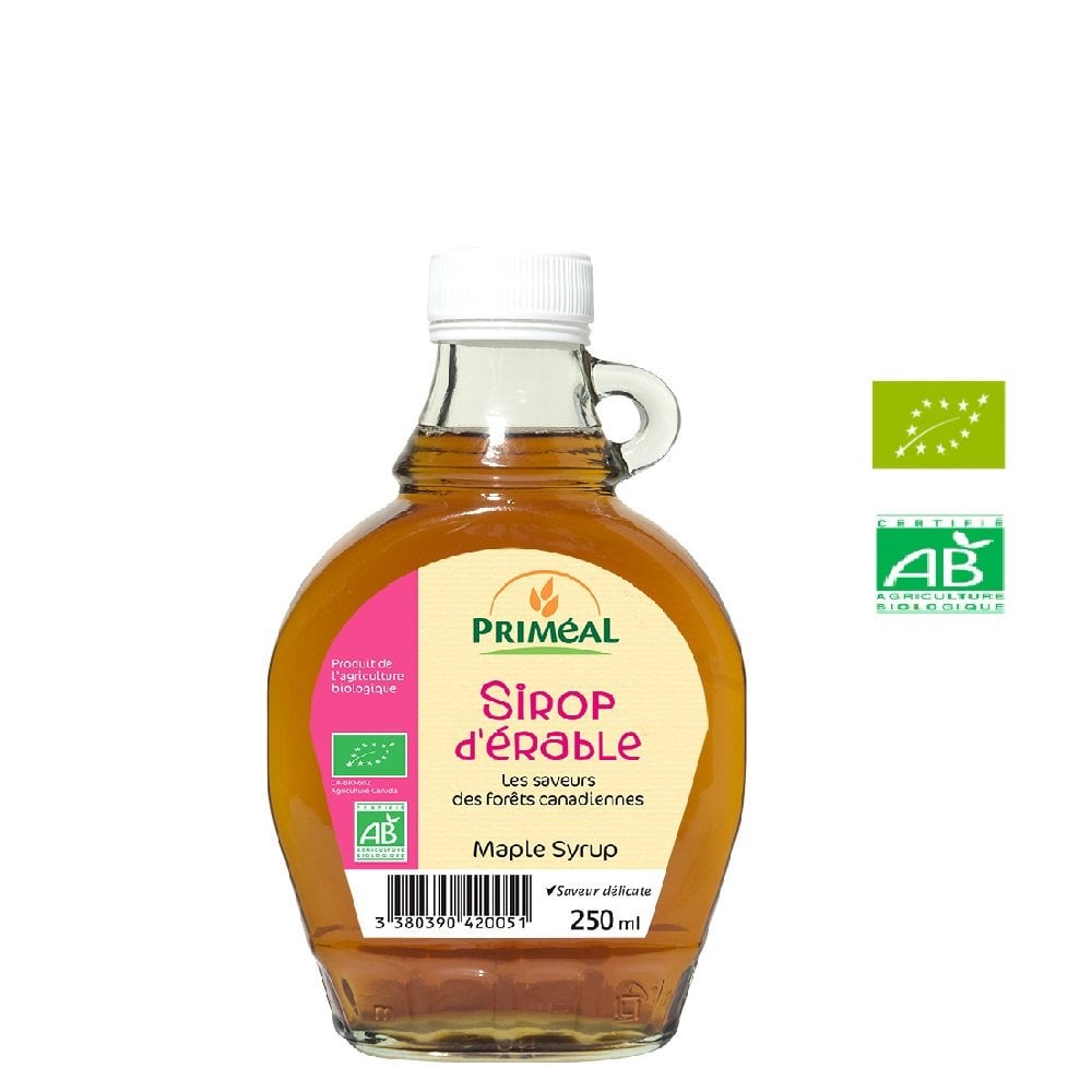 Siro Cây Phong Hữu Cơ 250mL Primeal Organic Maple Syrup