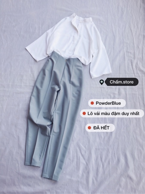 Quần âu nữ form baggy-minimalist trousers (designedbyChấm)