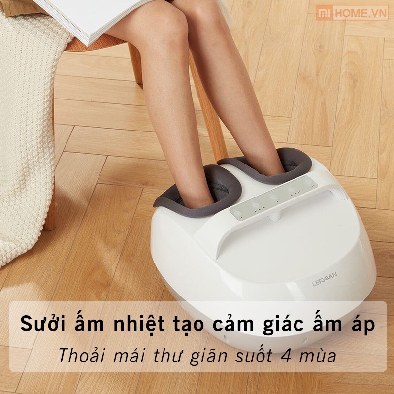 Máy massage chân bấm huyệt XGEEK F3 / LERAVAN (Xiaomi Youpin) - Massage làm ấm chân 360 độ - Khử mùi ion