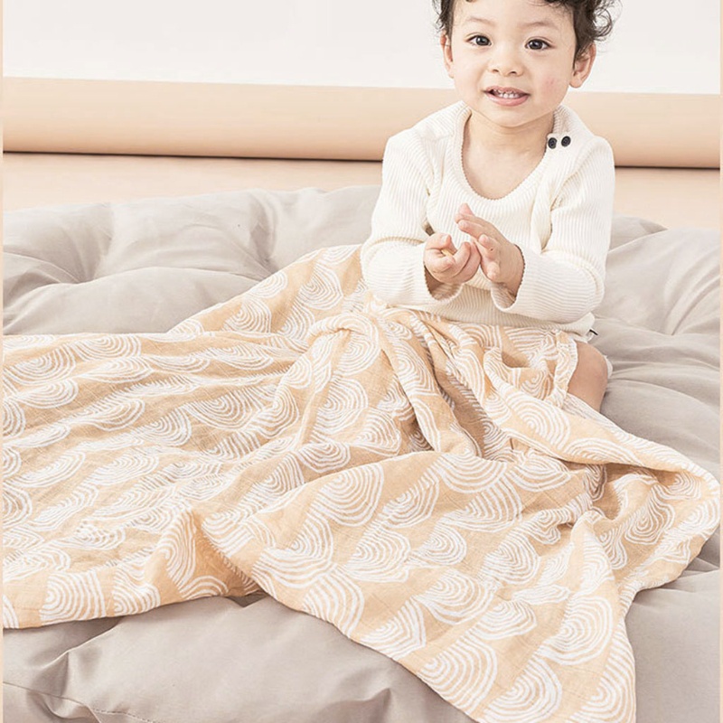 Chăn Quấn Em Bé Chất Liệu Cotton Mềm Mại