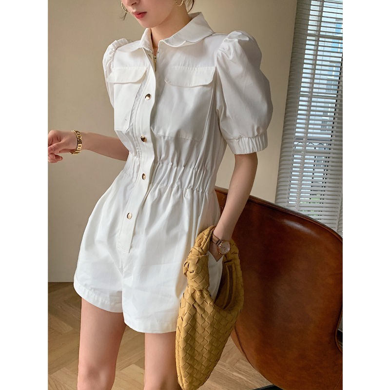 Jumpsuit Ngắn Thời Trang Retro Cho Nữ 2020