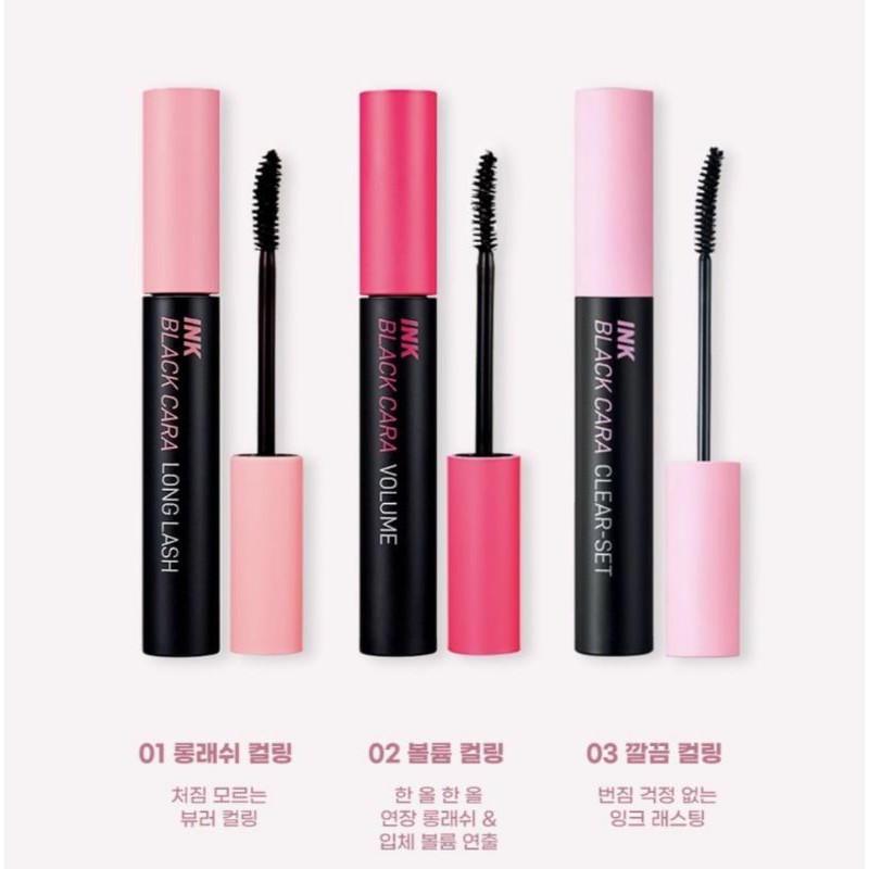 Mascara Giúp Cong Mi Tự Nhiên Peripera Ink Black Cara Mascara 8g | BigBuy360 - bigbuy360.vn