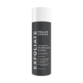  Tinh chất axit Salicylic 2% Paula 's Choice để loại bỏ mụn trứng cá đóng mụn đầu đen và nạo vét lỗ chân lông 118ml 