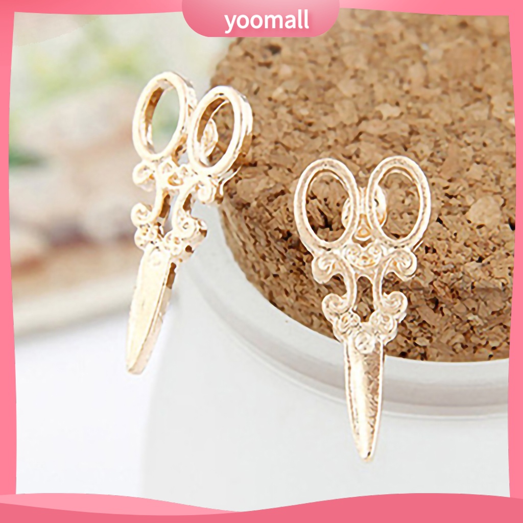 Bông Tai Hợp Kim Hình Cây Kéo Độc Đáo