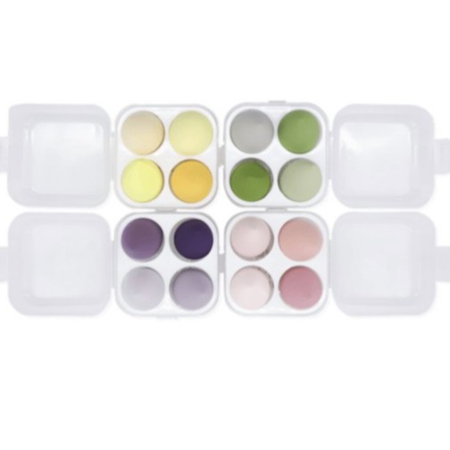 Mút Trang Điểm, Mút Tán Kem Nền, Cushion Phấn Nước 4 Trứng  Một Hộp  Có Thể Sử Dụng Tiện Lợi