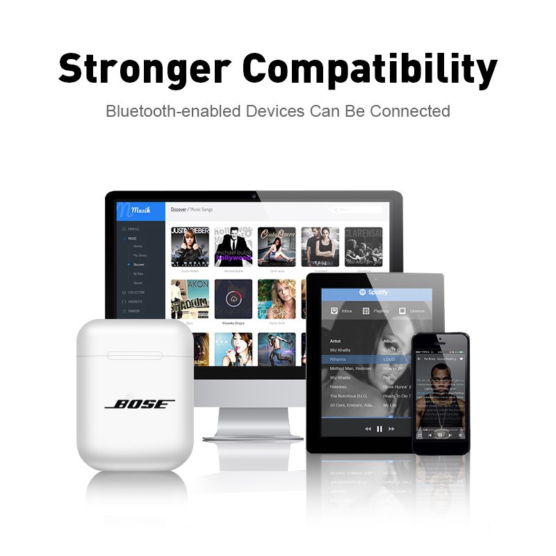 Tai nghe không day bluetooth 5.0