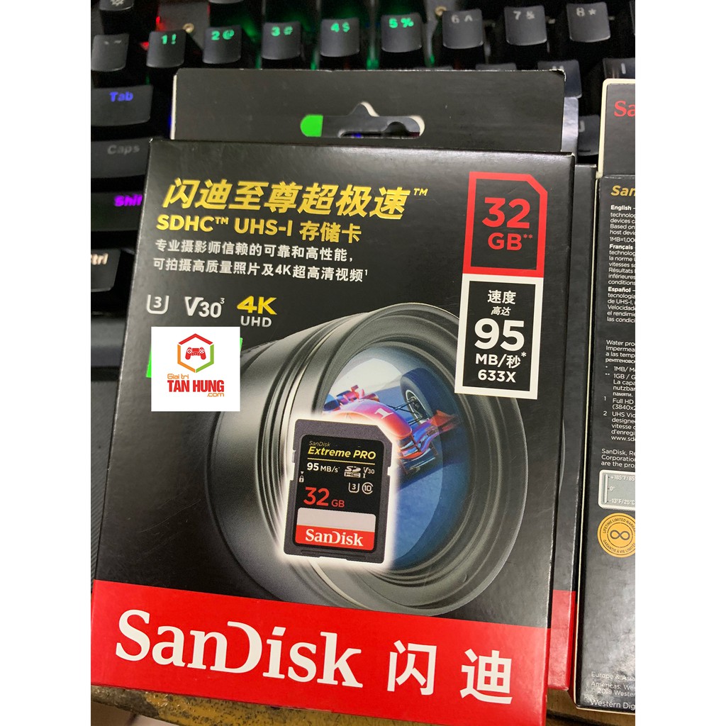 Thẻ nhớ SanDisk Extreme PRO SDXC 32Gb 64Gb UHS-I U3 4K V30 170MB/s - Model 2019 Hàng Công ty | BigBuy360 - bigbuy360.vn