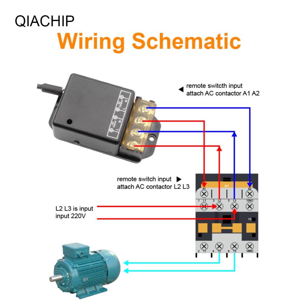 Công Tắc Điều Khiển Từ Xa Không Dây Aubess 433Mhz 220v 110v 30A Cho Máy Bơm Nước / Đèn
