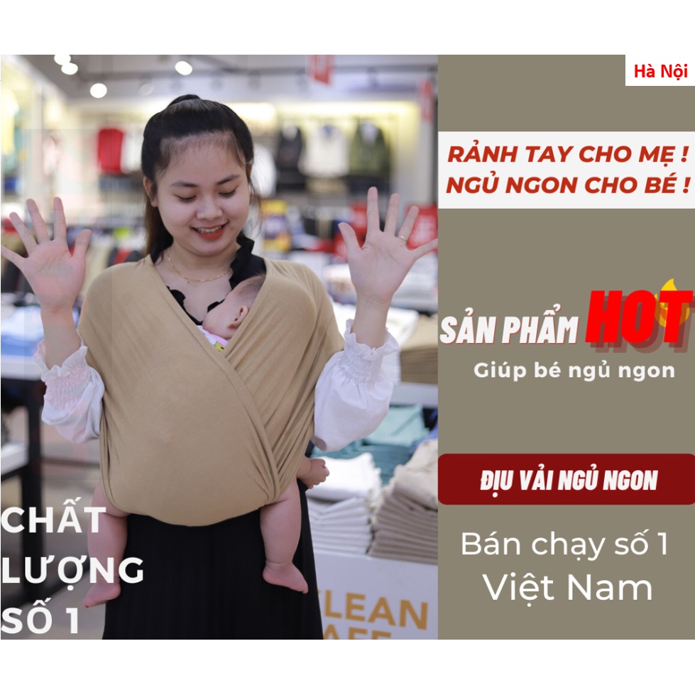 Địu vải em Bé 2Em.vn - Địu trẻ em điều chỉnh phù hợp cho cả bố &amp; mẹ khi chăm sóc Hà Nội