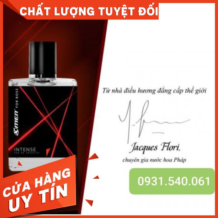 XMEN FORBOSS_ Nước hoa Xmen for boss Intense/Luxury/Motion 2018 (hộp đẹp) có chữ kí nhà tạo hương 49ML.