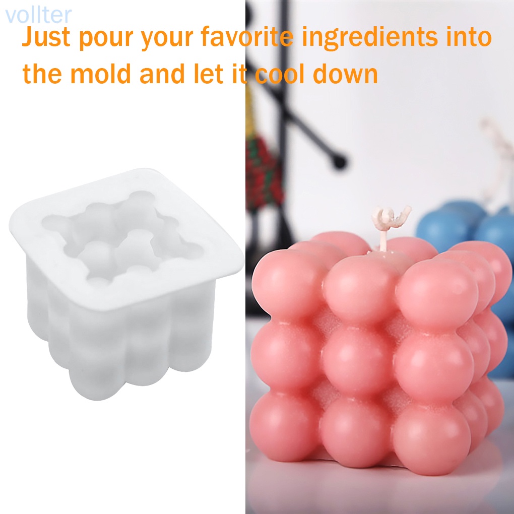 Khuôn Làm Bánh Mousse / Nến Bằng Silicone An Toàn Tiện Dụng Diy