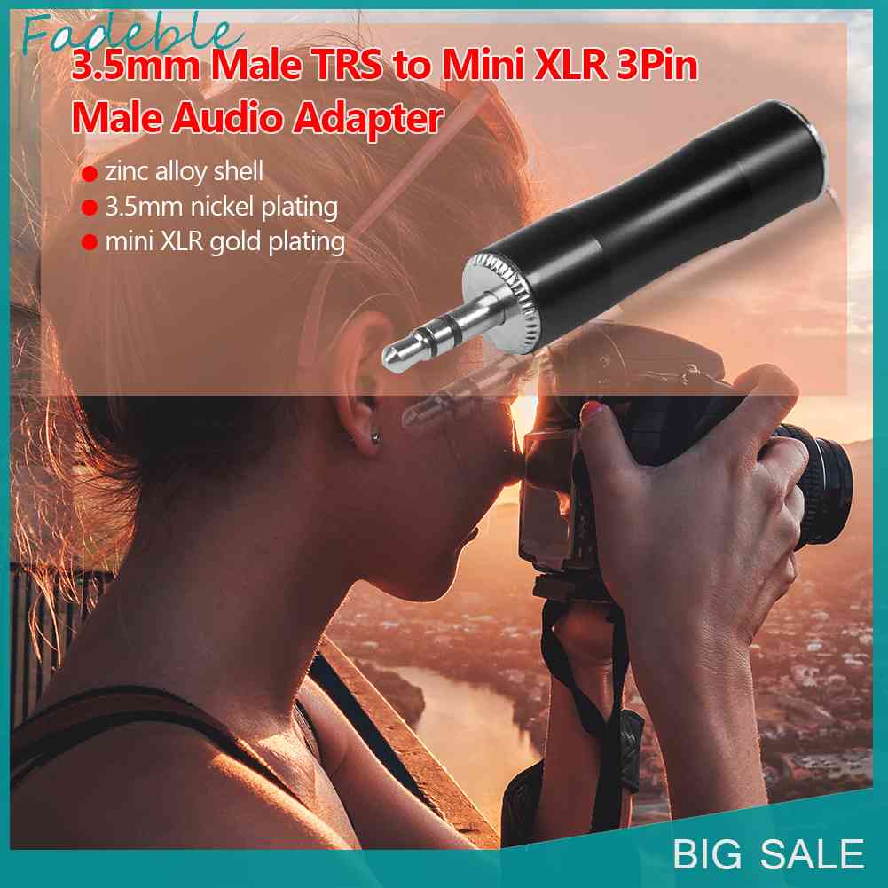 Cáp Chuyển Đổi Âm Thanh Từ 3.5mm Sang Mini XLR 3pin