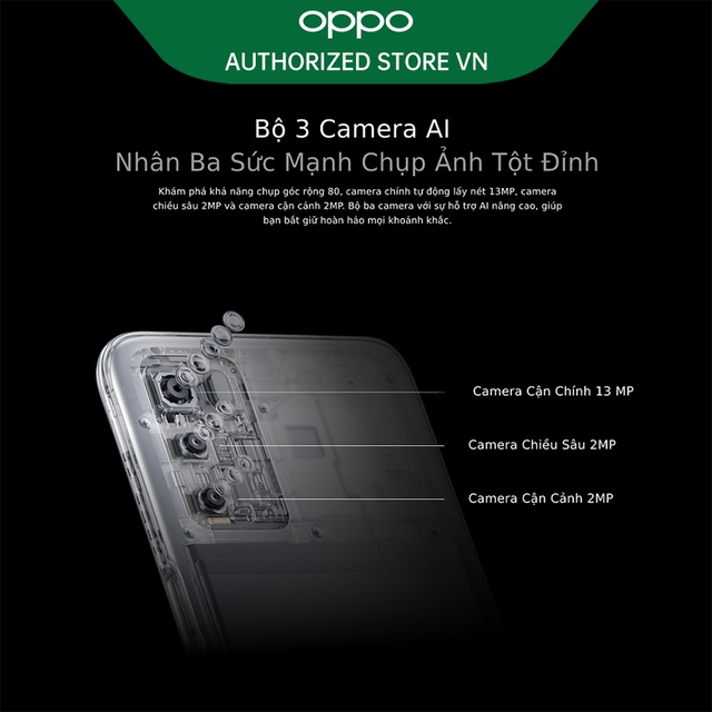 [Mã ELMALL1TR giảm 5% đơn 3TR] Điện thoại OPPO A16 4GB - Hàng chính hãng