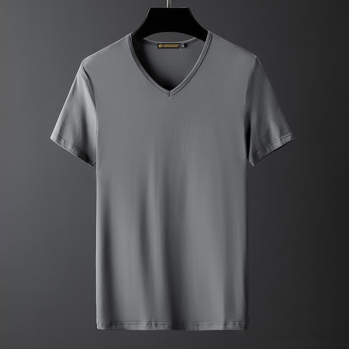 Áo Thun Thể Thao Tay Ngắn Cổ Chữ V Thấm Hút Mồ Hôi Nhanh Khô Plus Size Cho Nam 50-105KG