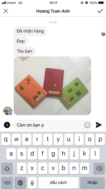 Vỏ bọc Passport khắc tên handmade