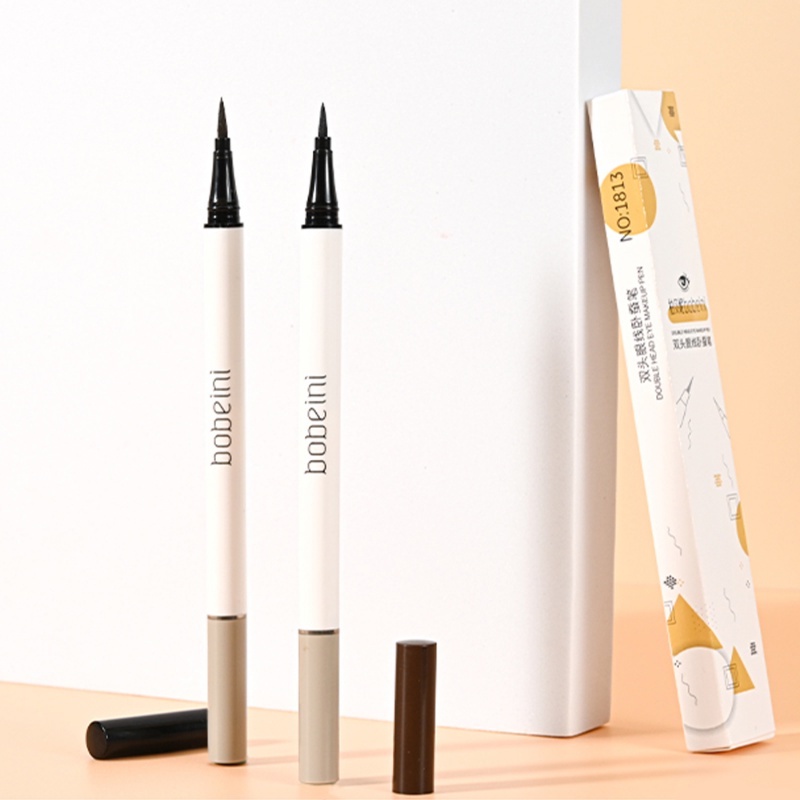 Bút Kẻ Mắt / Phấn Mắt Hai Đầu Chống Thấm Nước Lâu Trôi Trang Điểm Tự Nhiên Cho Nữ