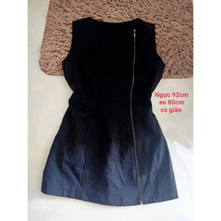 Đầm thun phối dây kéo