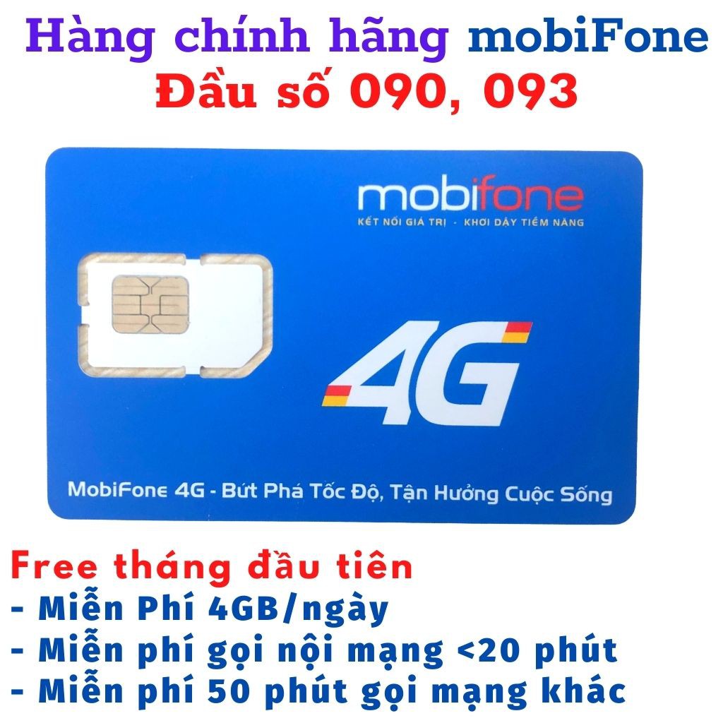 [FREESHIP] SIM 4G MOBIFONE C120N GÓI CƯỚC 4GB/NGÀY - NGHE GỌI MIỄN PHÍ