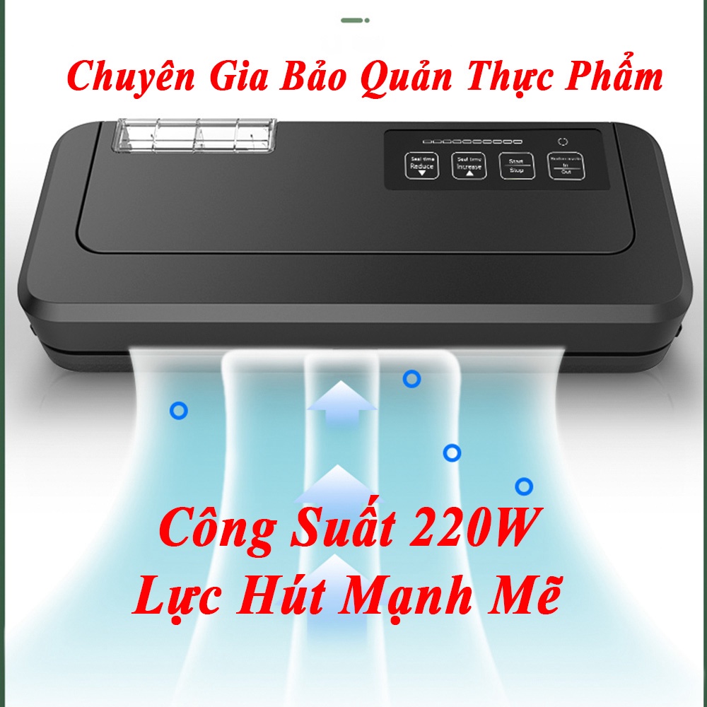 Máy Hút Chân Không Không Kén Bao P290 Hàng có sẵn hút các loại túi, mối hàn kín - Bảo hành 12 tháng