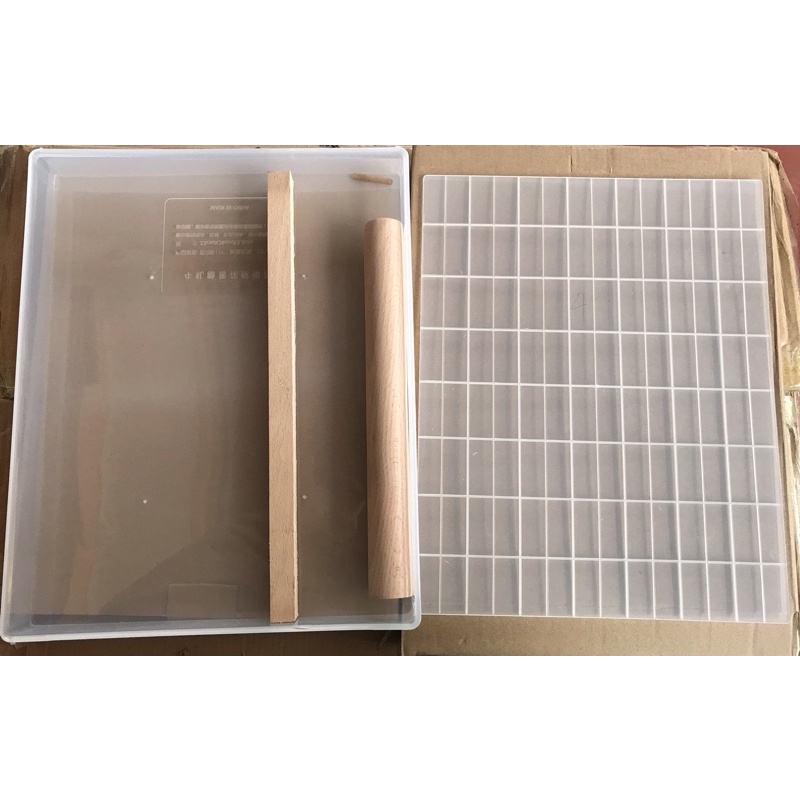 Khuôn kẹo nougat đáy liền 112 viên 4 chi tiết