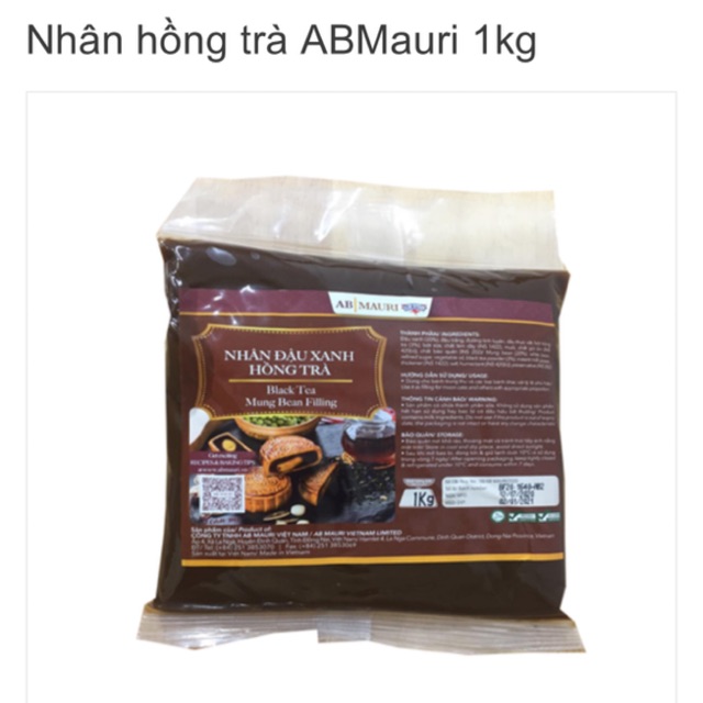 Nhân hồng trà ABMauri 1kg