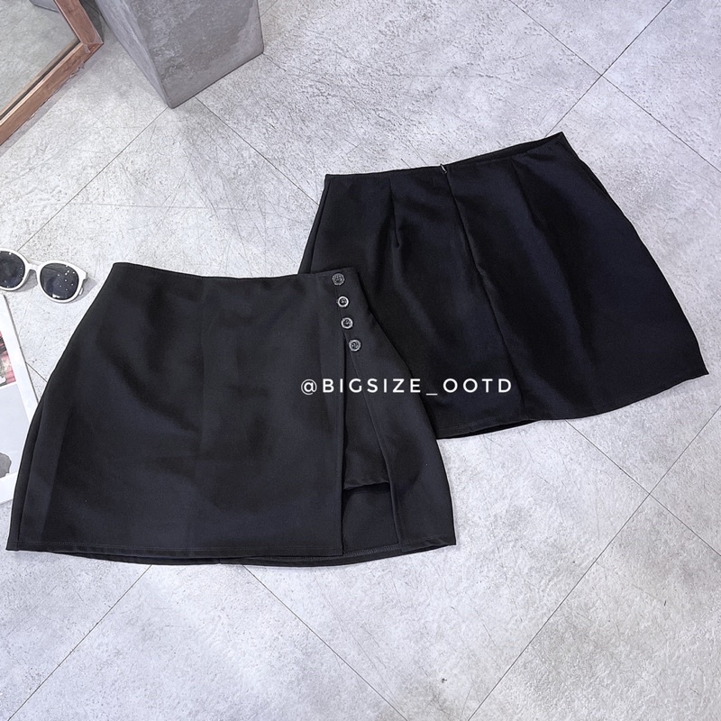 Quần váy bigsize xẻ 4 nút