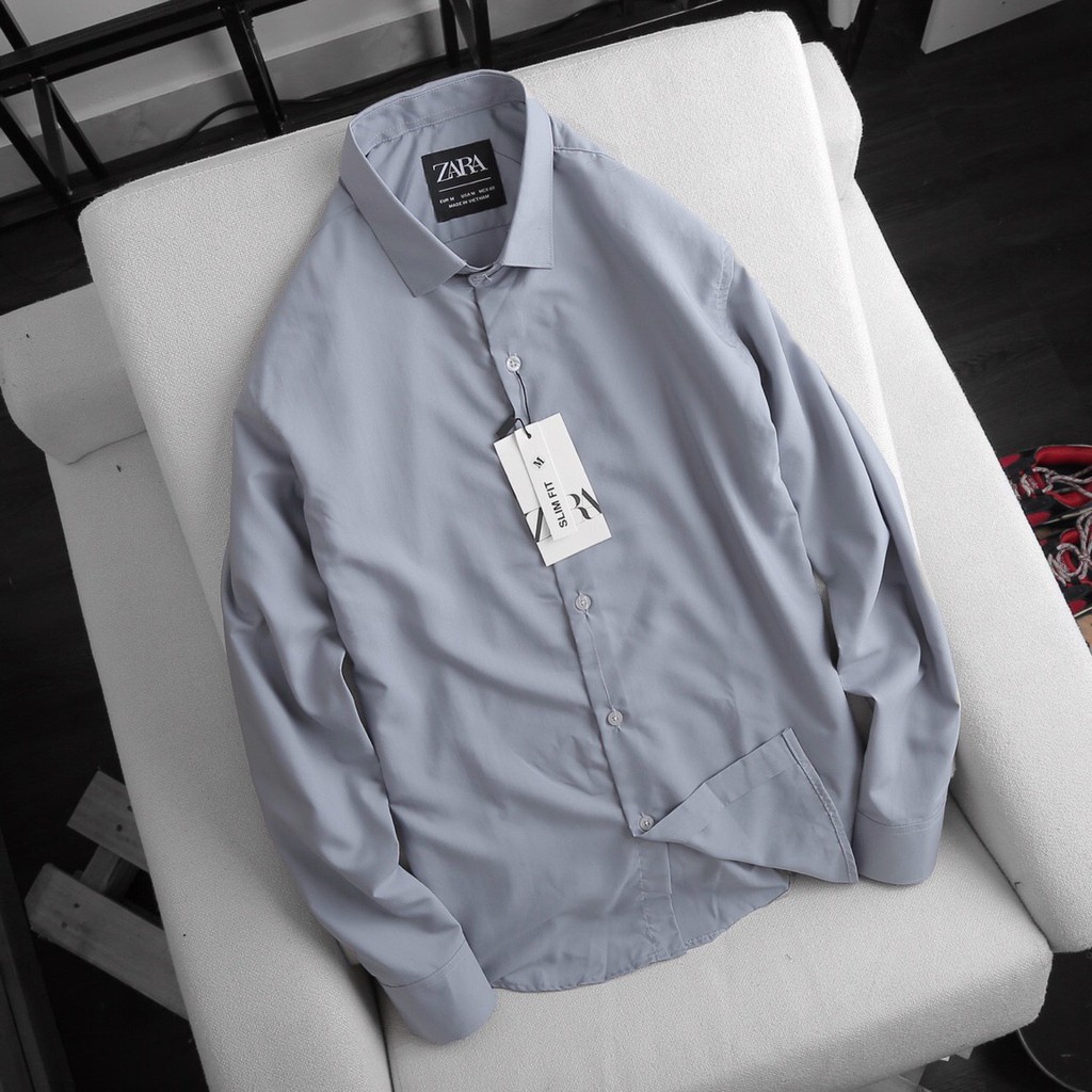 Sơ mi ZA-RA, A/N, GEZO chất liệu cotton cao cấp D365-SM06