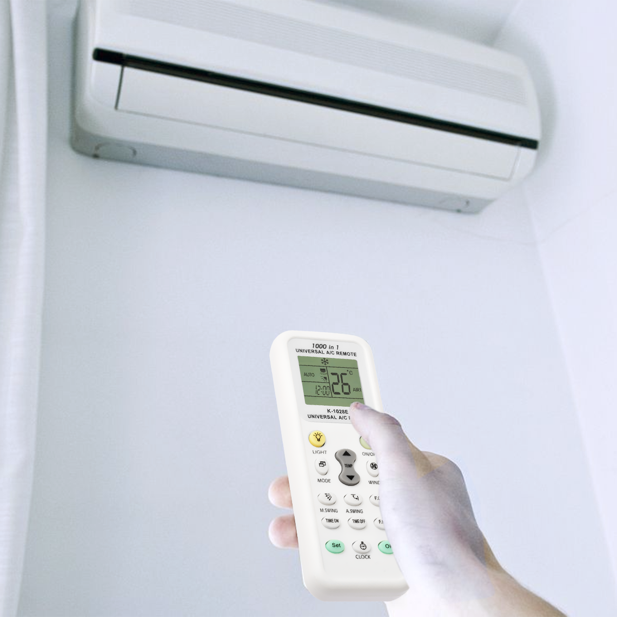 Bộ Điều Khiển Từ Xa Có Đèn Pin Ykd | BigBuy360 - bigbuy360.vn