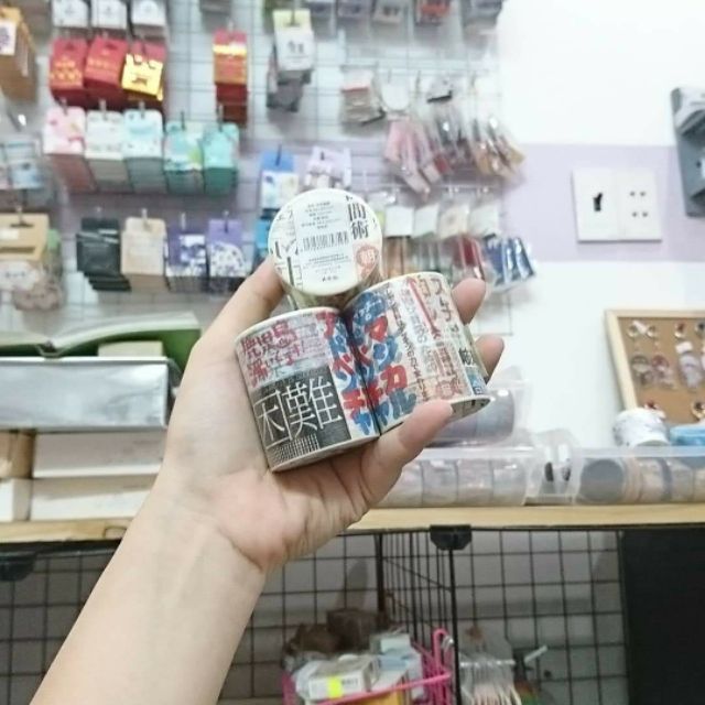 Băng dính trang trí Washi tape  bản to chủ đề Văn hóa Nhật Bản 🤗