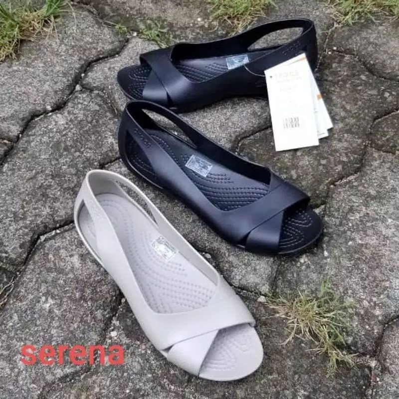 CROCS Giày SERENA Đế Bằng Thời Trang Trẻ Trung Cho Nữ