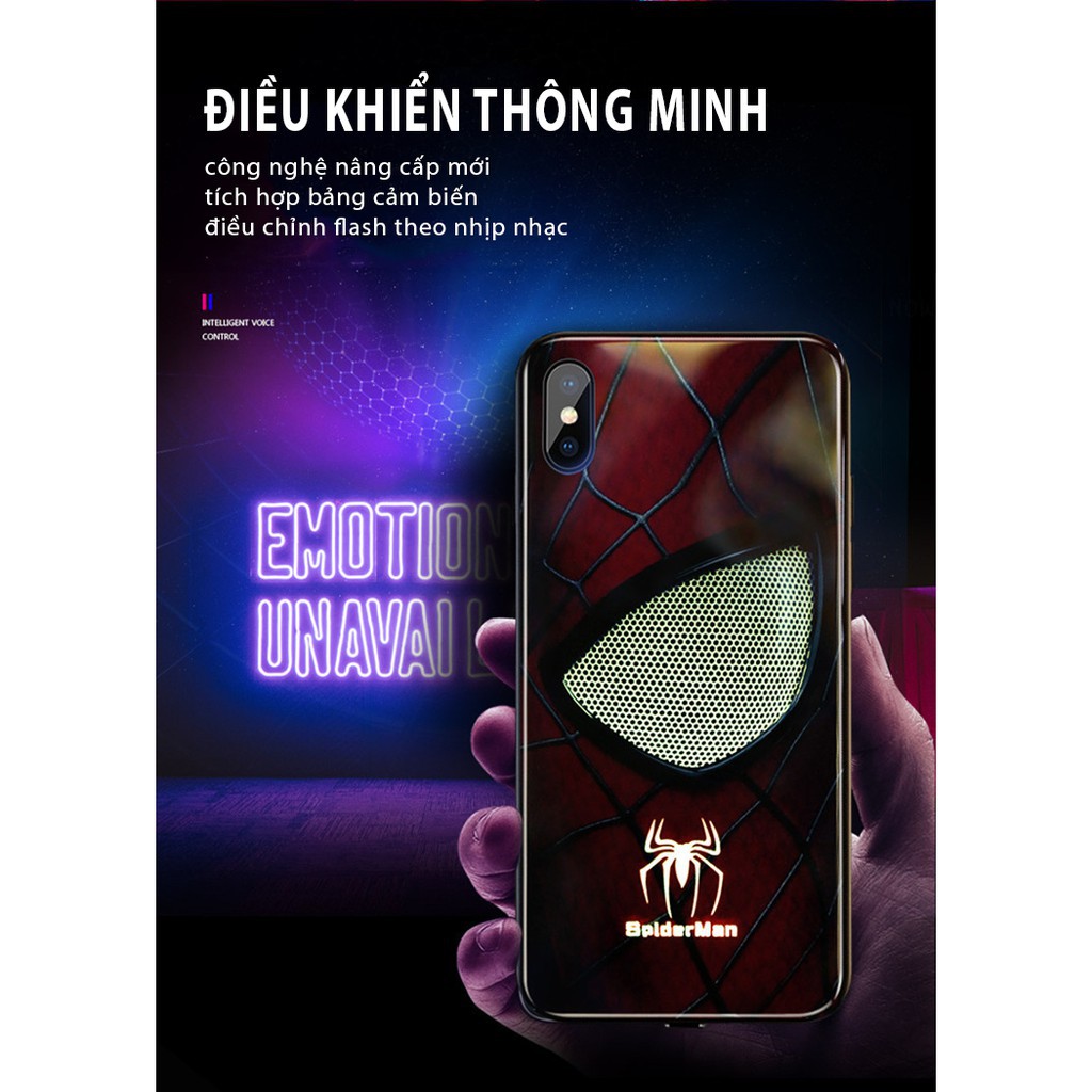 [SIÊU HOT] [HOT] Ốp iphone -  Ốp lưng Phát Sáng Theo Nhạc - Led Light - 6/6s/6plus/6s plus/7/8/7plus/8plus/x/xs/xs max/1